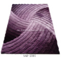 Polyester Shaggy Teppich mit 3D Design